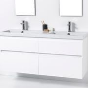 Cangas 1400 Wall-Hung Vanity Double Bowl 4 Drawers gallery detail image