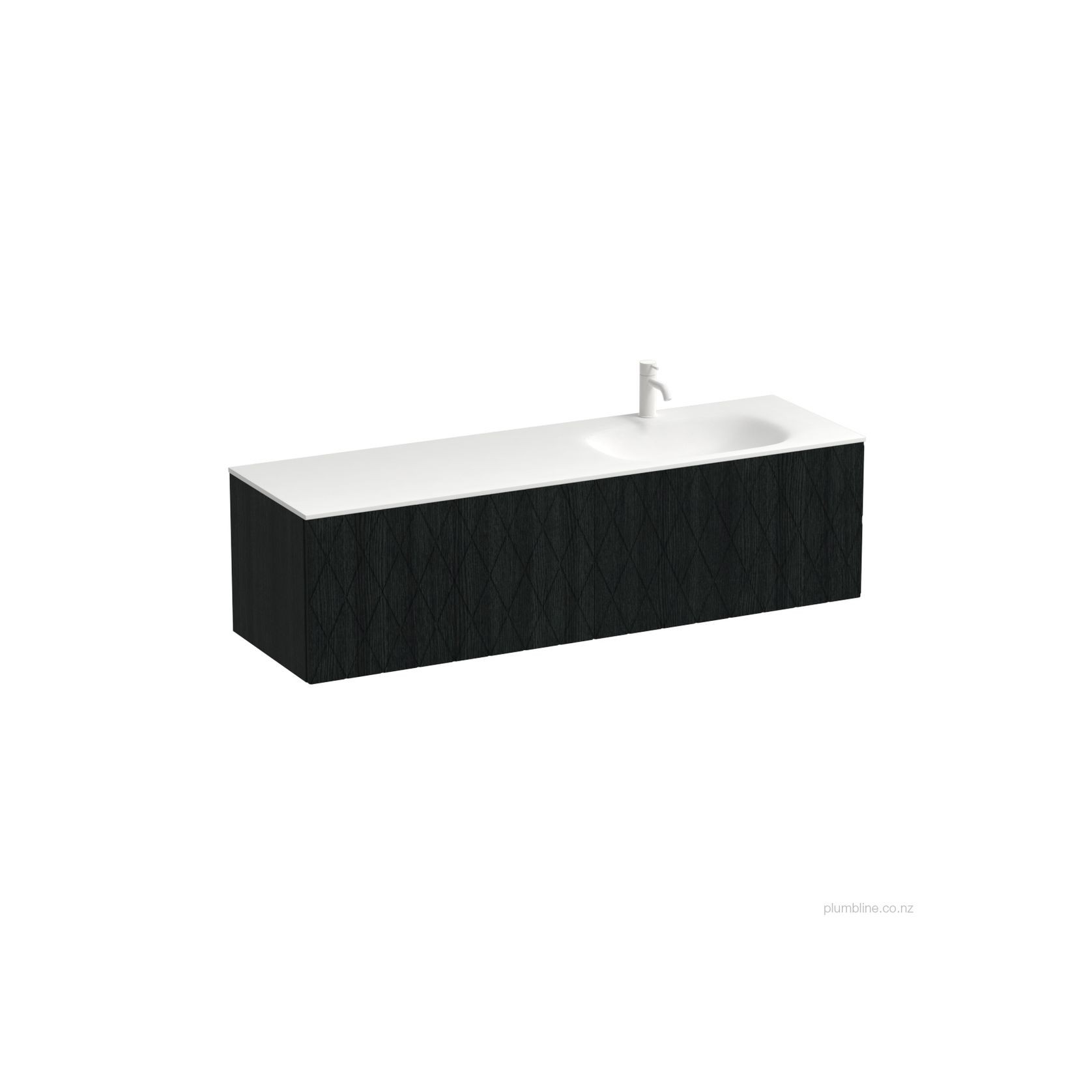 Deco Spio 1500 2 Drawer Vanity Right Basin gallery detail image