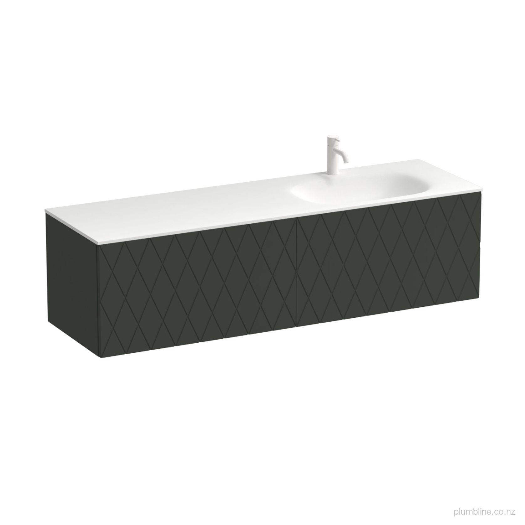 Deco Spio 1500 2 Drawer Vanity Right Basin gallery detail image