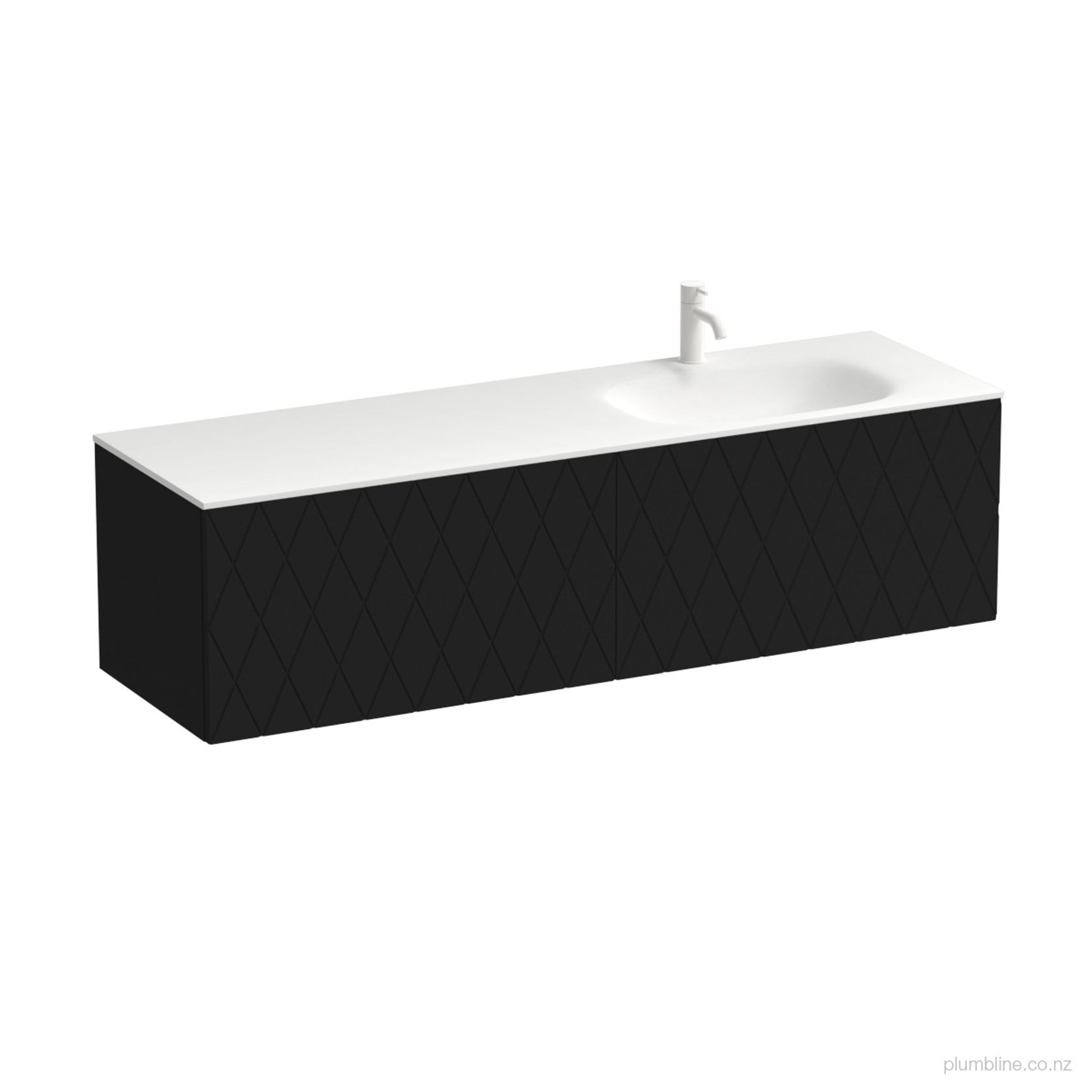 Deco Spio 1500 2 Drawer Vanity Right Basin gallery detail image