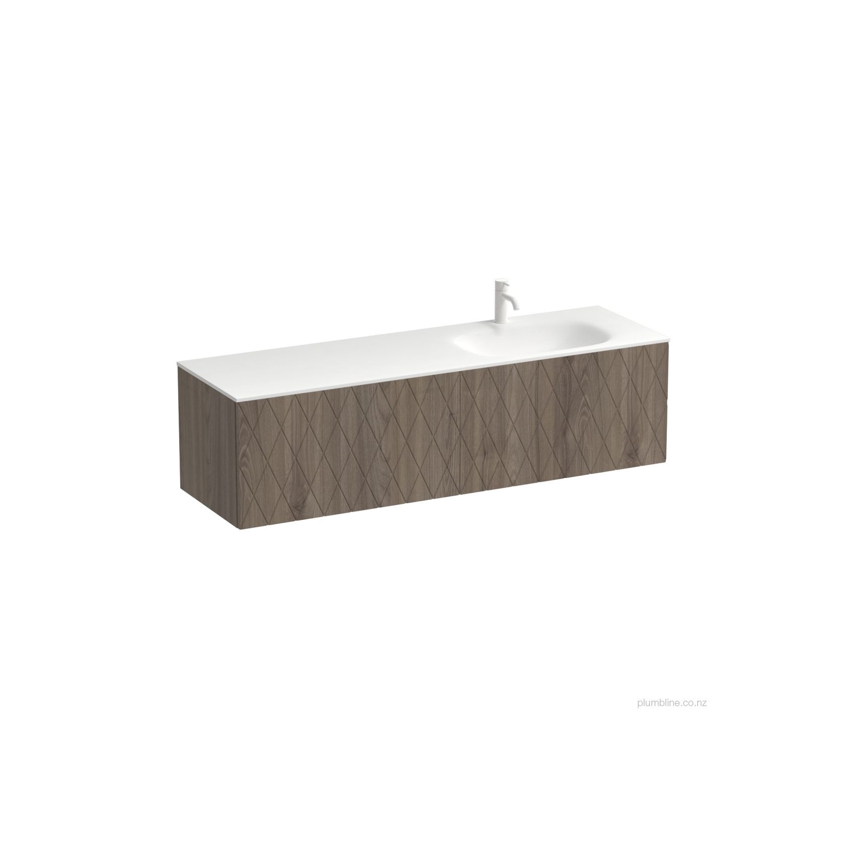 Deco Spio 1500 2 Drawer Vanity Right Basin gallery detail image