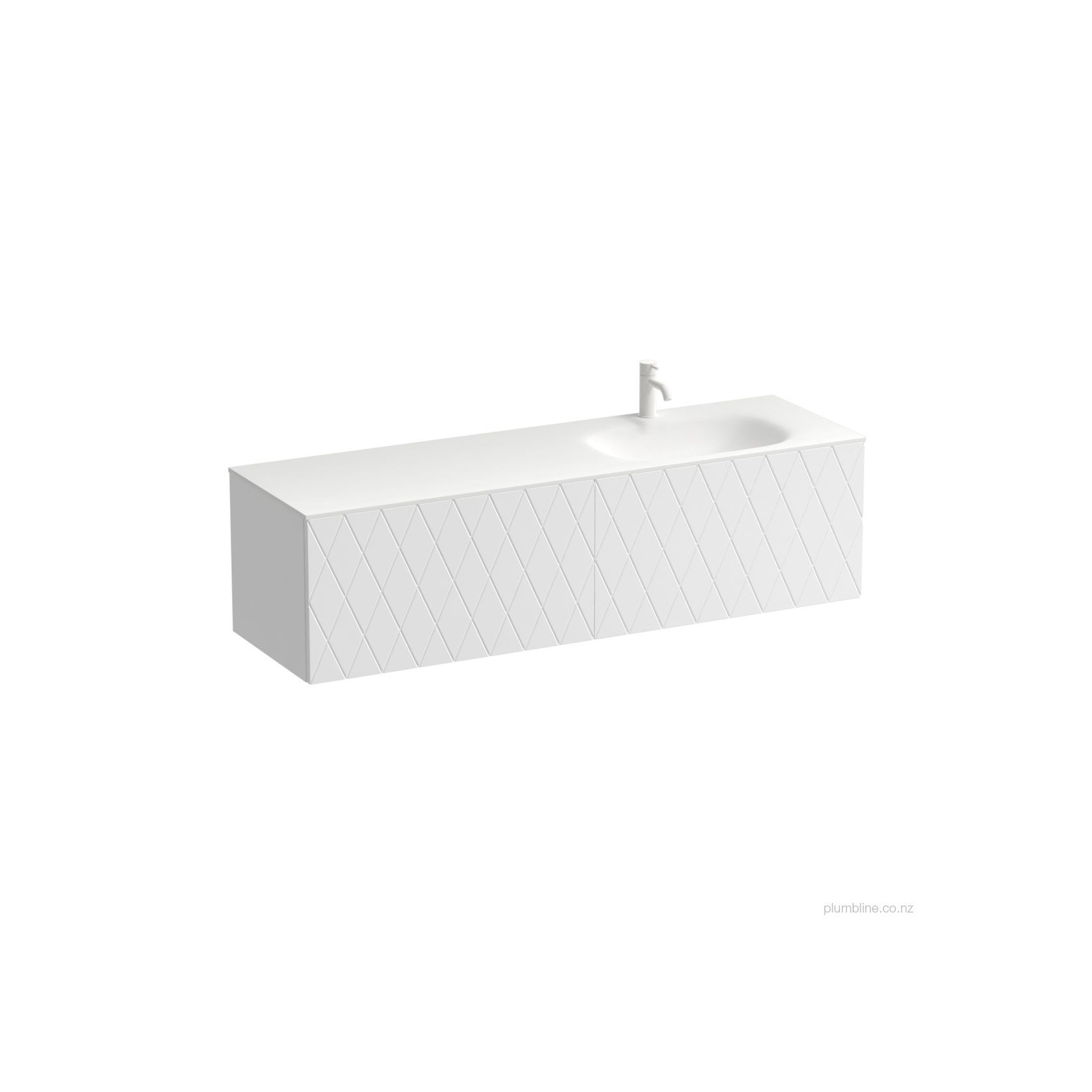 Deco Spio 1500 2 Drawer Vanity Right Basin gallery detail image