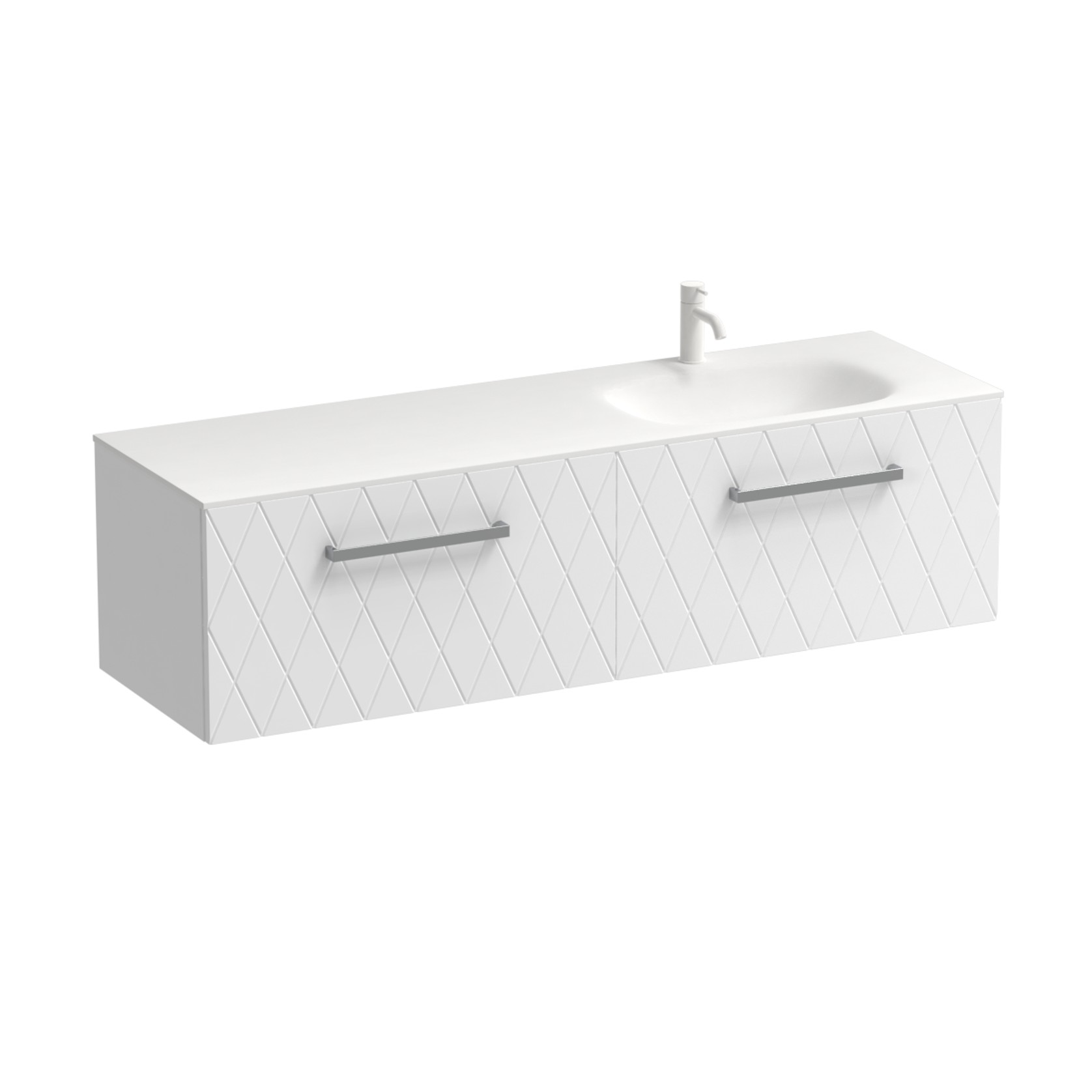 Deco Spio 1500 2 Drawer Vanity Right Basin gallery detail image