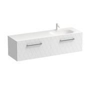 Deco Spio 1500 2 Drawer Vanity Right Basin gallery detail image