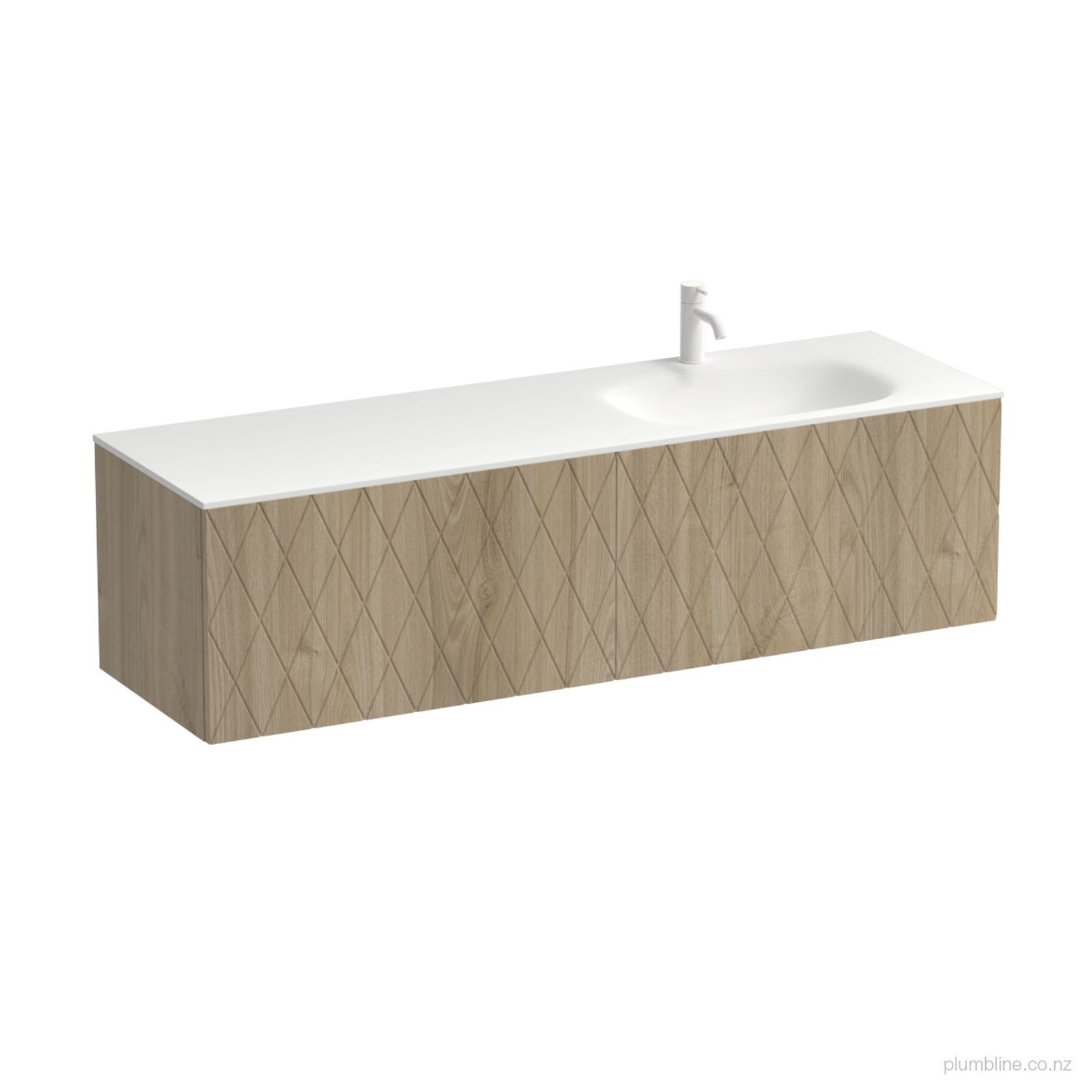 Deco Spio 1500 2 Drawer Vanity Right Basin gallery detail image