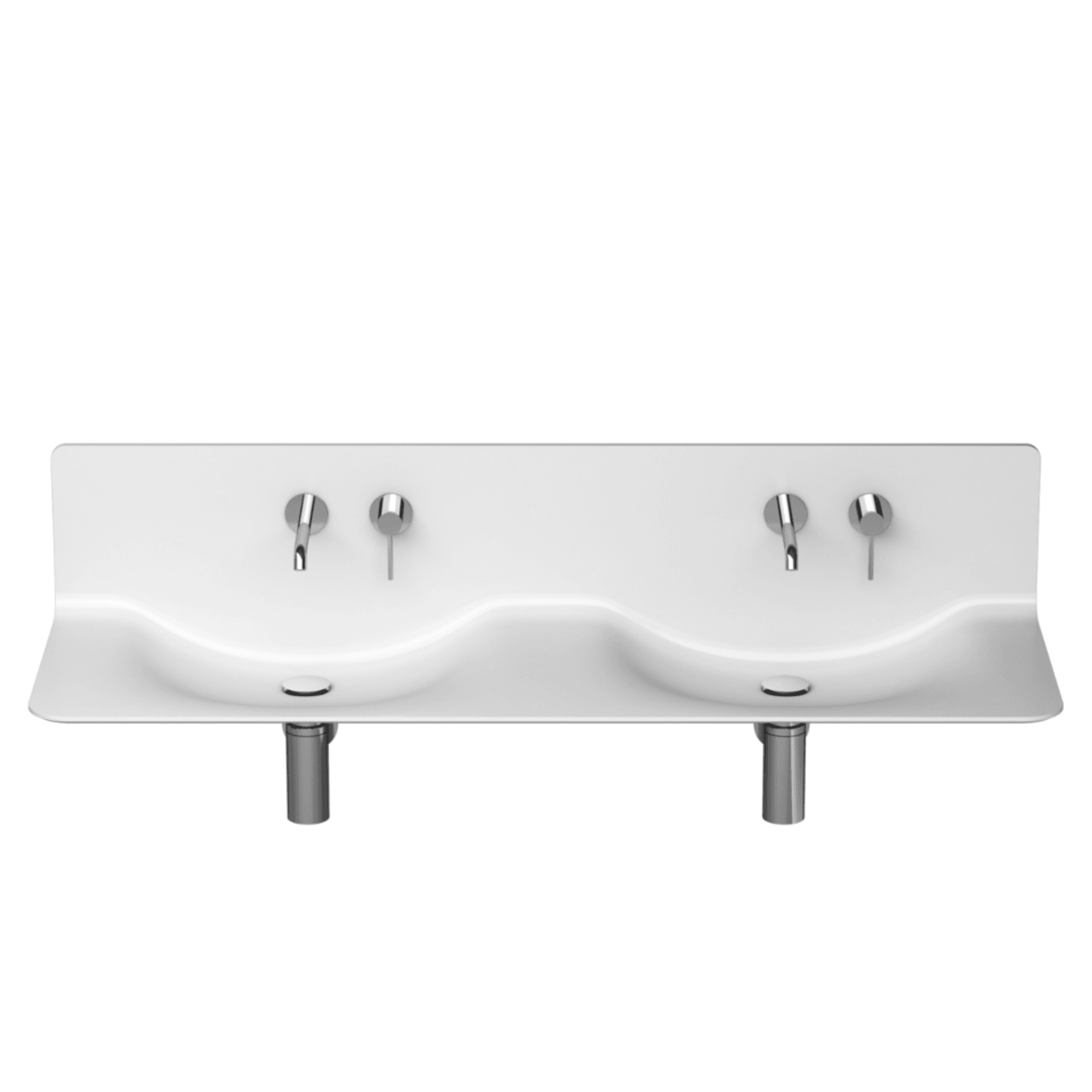 Corian® FLEX Modern Double Vanity gallery detail image