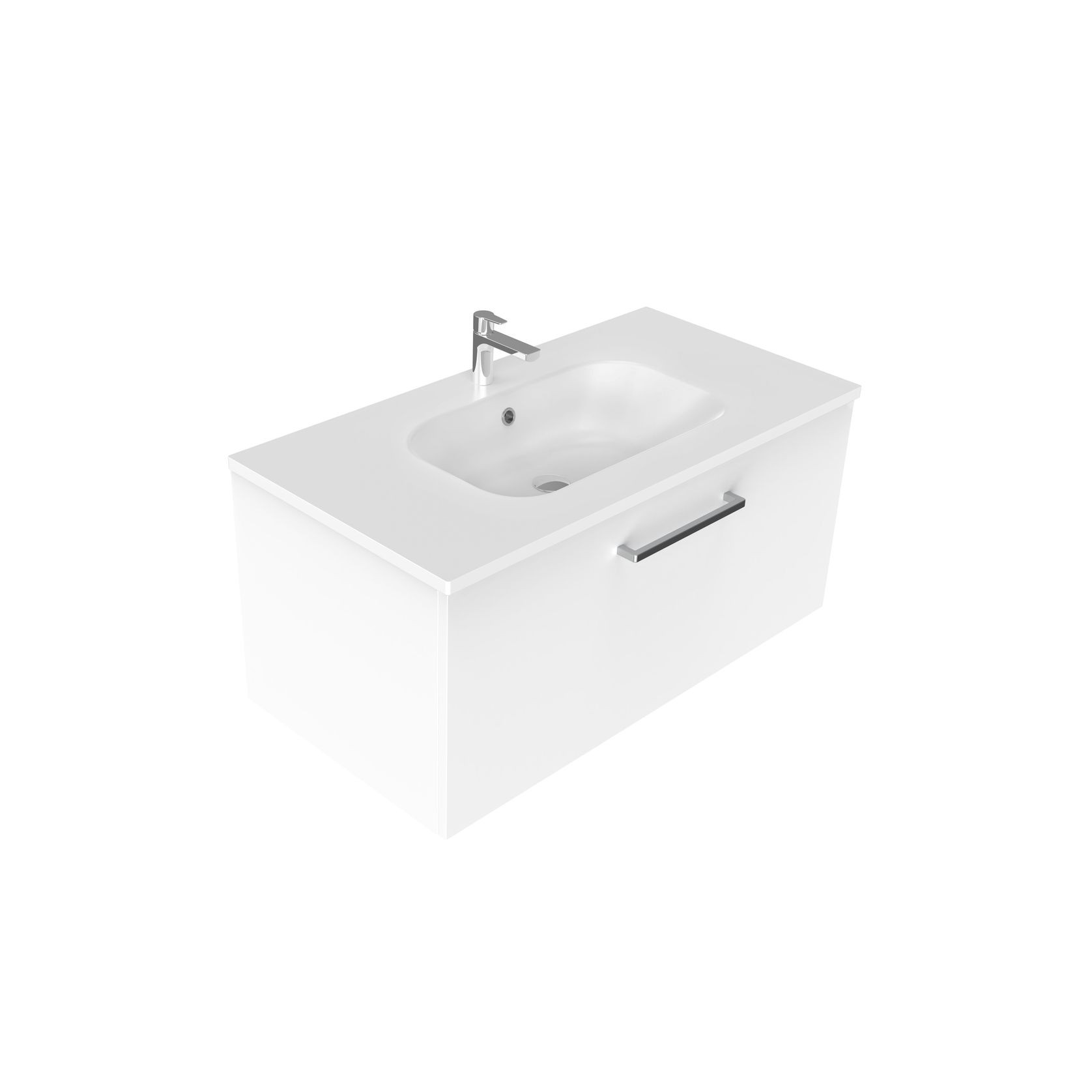 4610 900 Harrow Wall Hung Vanity (1 Drawer) gallery detail image