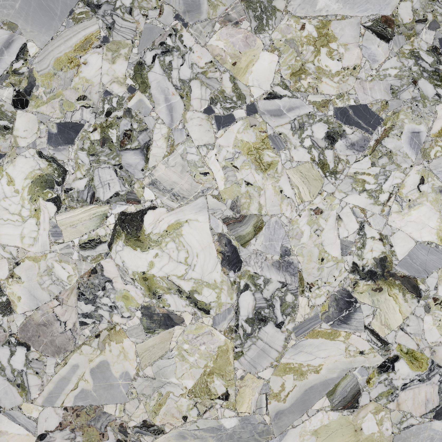 Natural Stone | Ice Green Collage Marble gallery detail image
