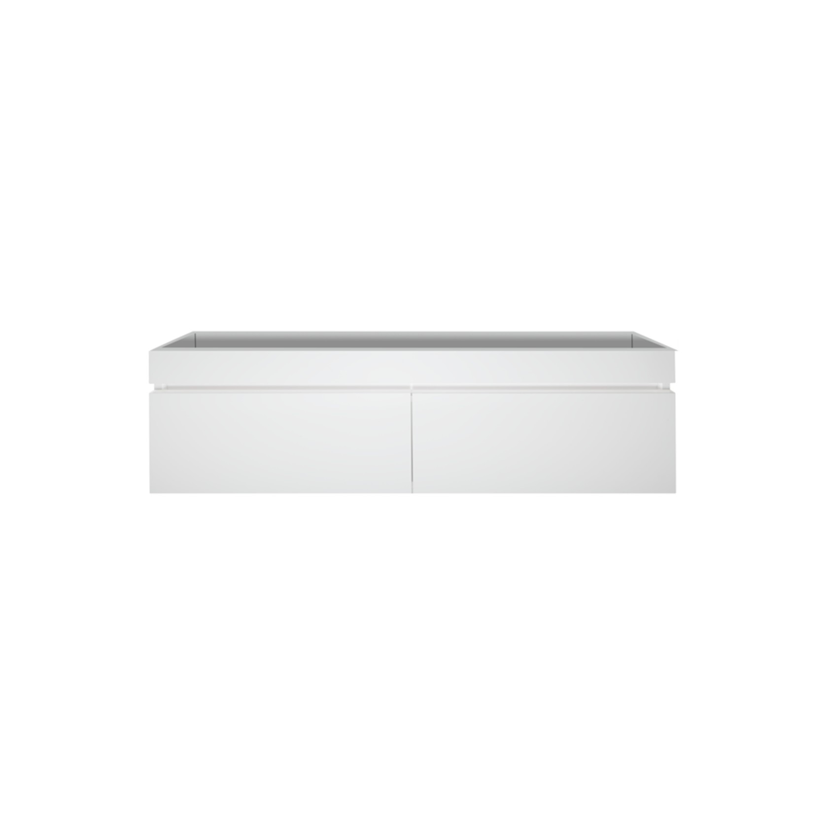 Kzoao 1200mm Dual Basin Vanity Gloss White gallery detail image