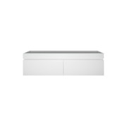 Kzoao 1200mm Dual Basin Vanity Gloss White gallery detail image
