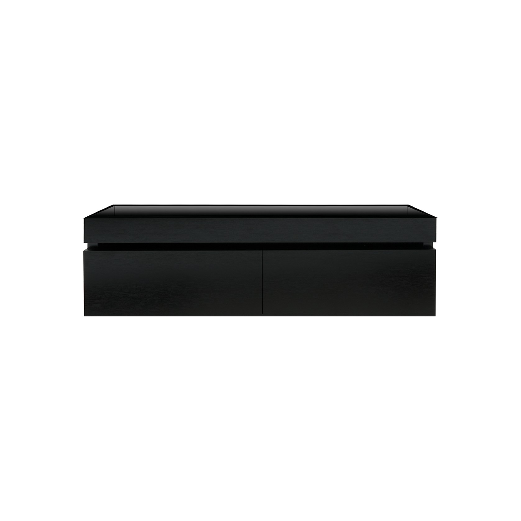Kzoao 1600mm Vanity Black Wood Grain gallery detail image