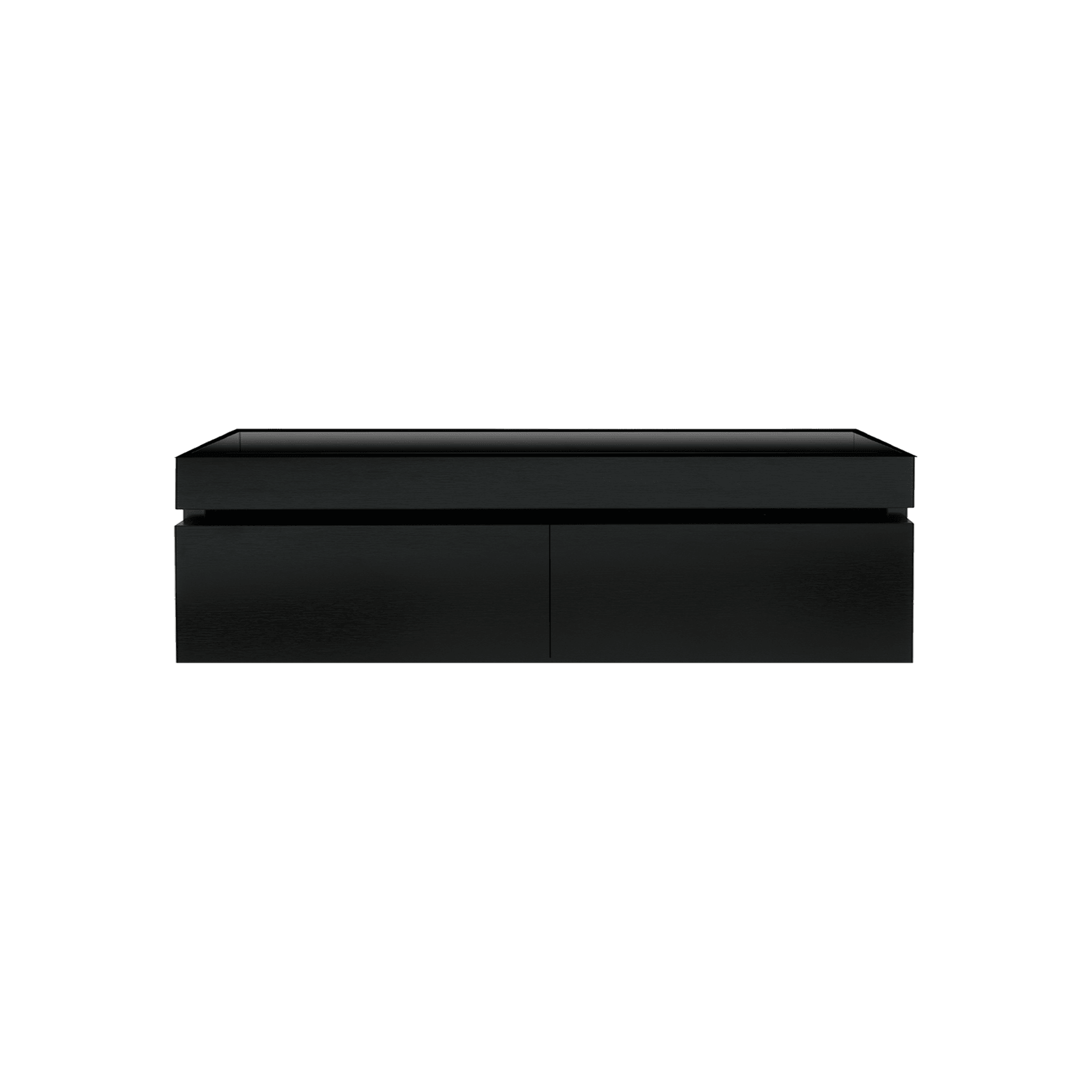 Kzoao 1600mm Vanity Black Wood Grain gallery detail image