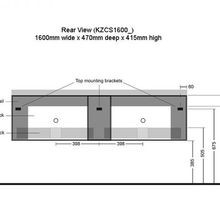Kzoao 1600mm Vanity Gloss White gallery detail image