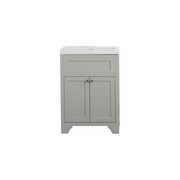Kzoao 600mm Grey England Freestanding Vanity gallery detail image