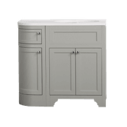 Kzoao 900mm Grey England Freestanding Vanity (right) gallery detail image