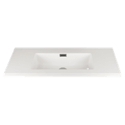 Kzoao 900mm Honed Lexus Top Matte White gallery detail image
