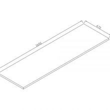 Kzoao 1600mm Lexus Slab Top Matte White gallery detail image