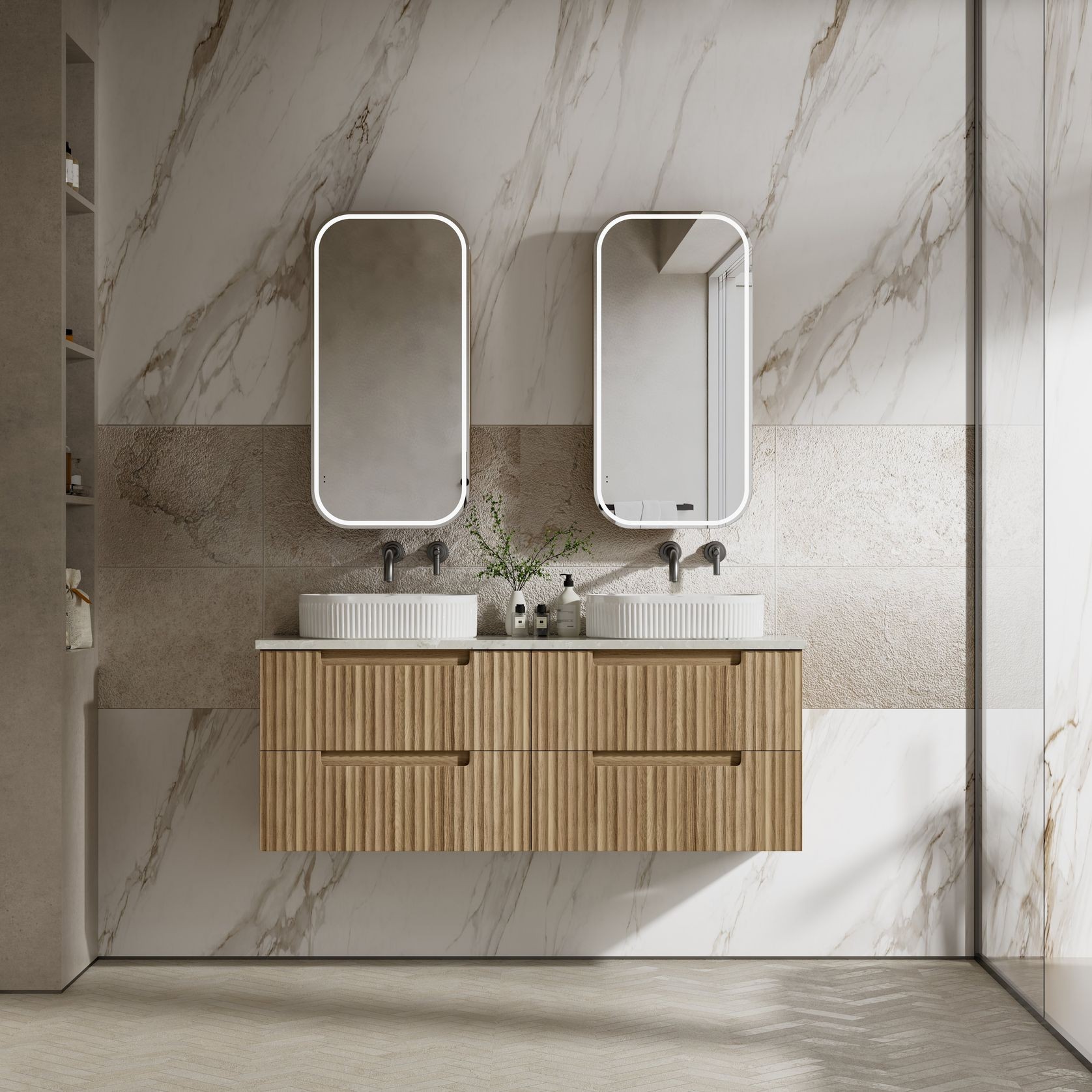 Aulic Lovina Tier Wall Hung Vanities gallery detail image