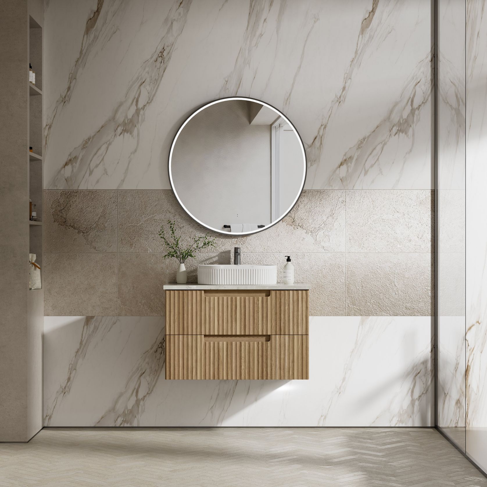 Aulic Lovina Tier Wall Hung Vanities gallery detail image