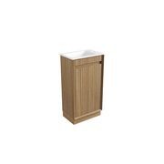 Aulic Mini Ravia Fluted Harvest Oak Cabinet gallery detail image