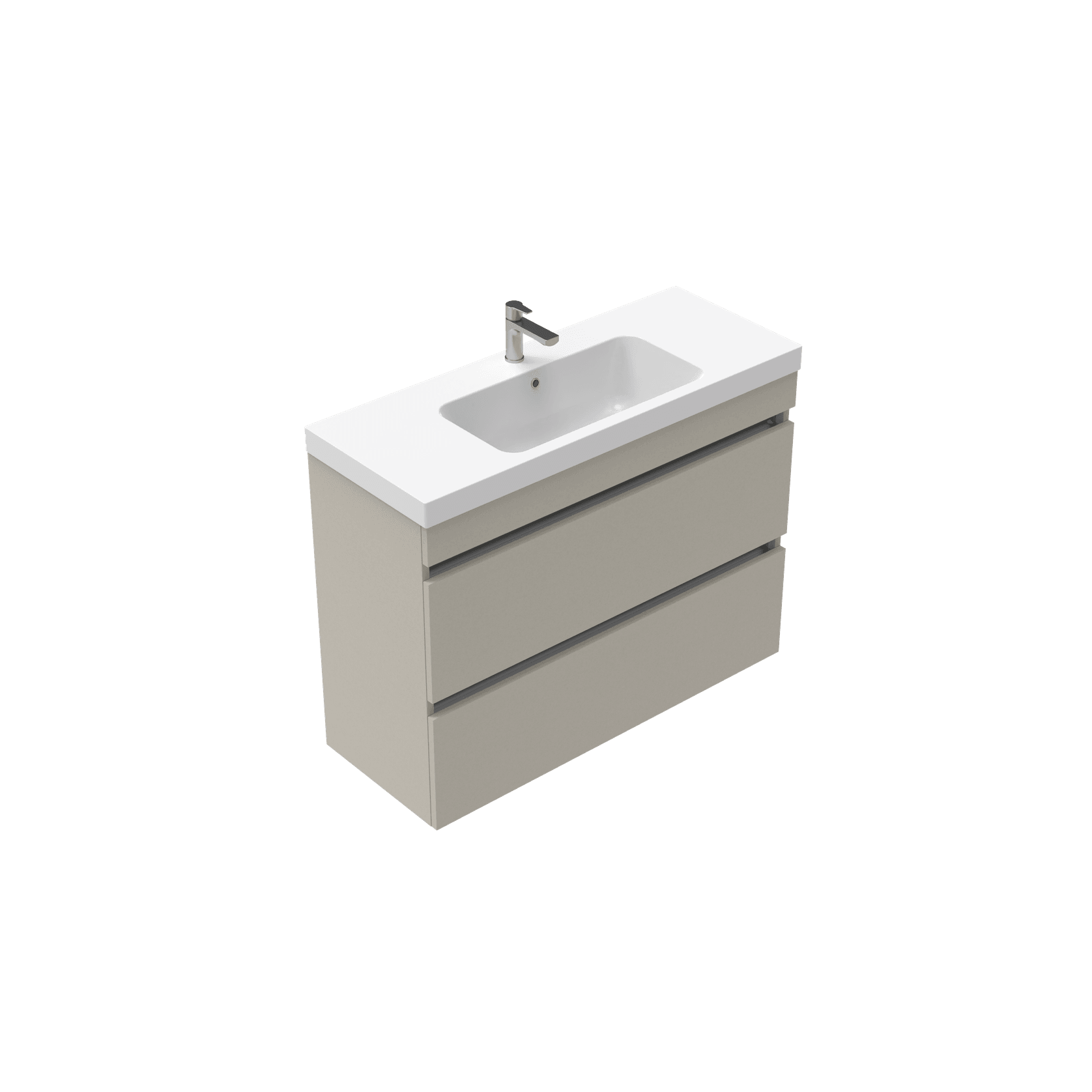 Brookfield Slim Wall Hung Double Height Vanity gallery detail image