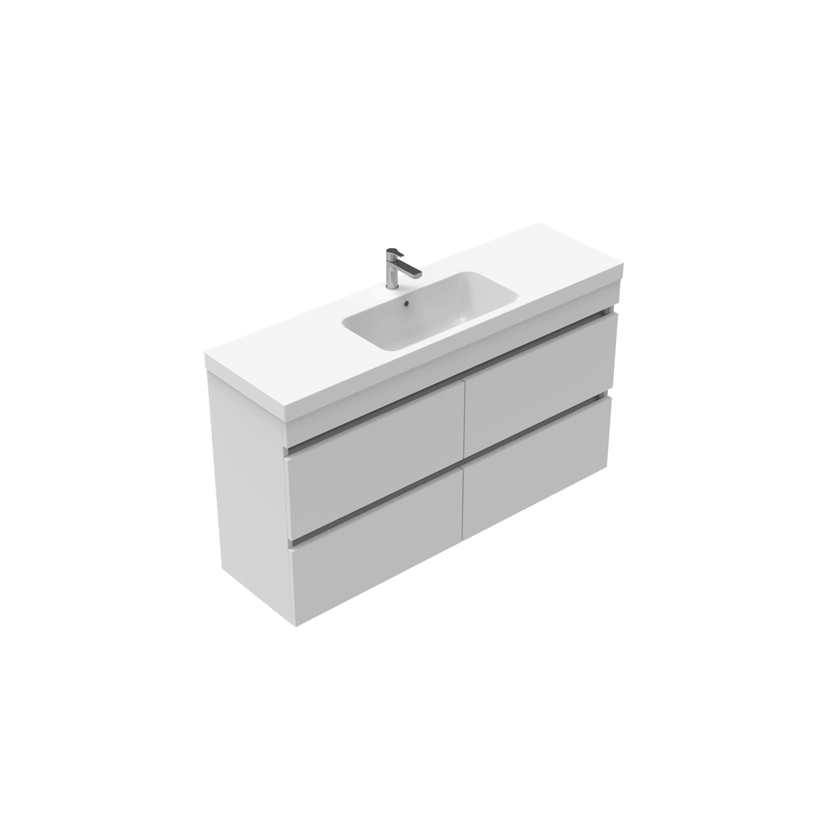 Brookfield Slim Wall Hung Double Height Vanity gallery detail image