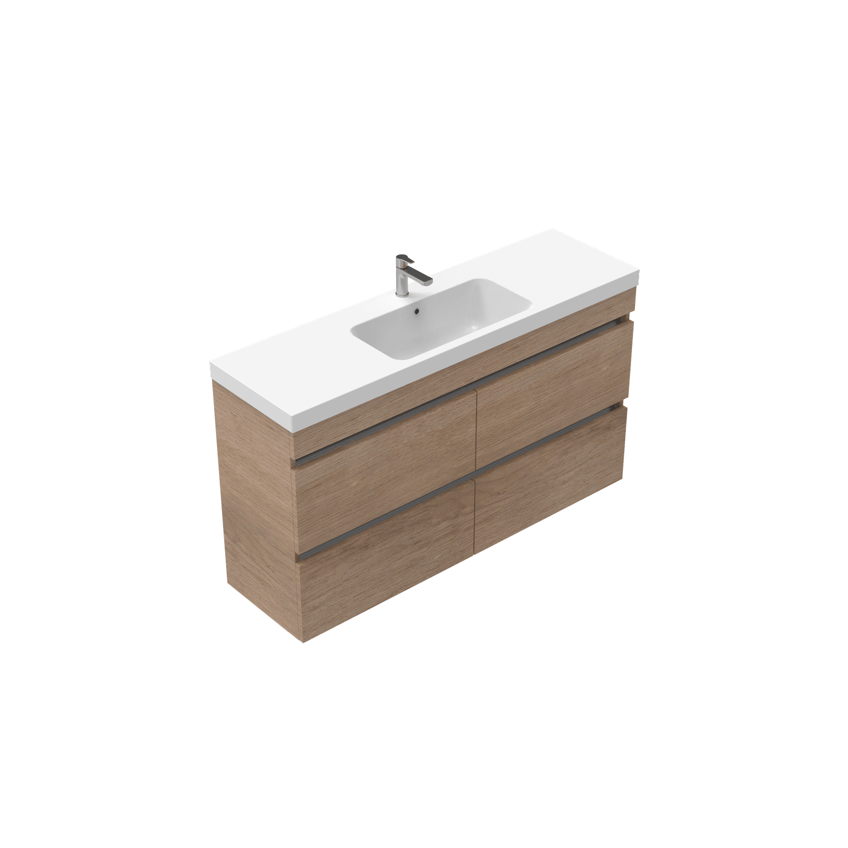 Brookfield Slim Wall Hung Double Height Vanity gallery detail image