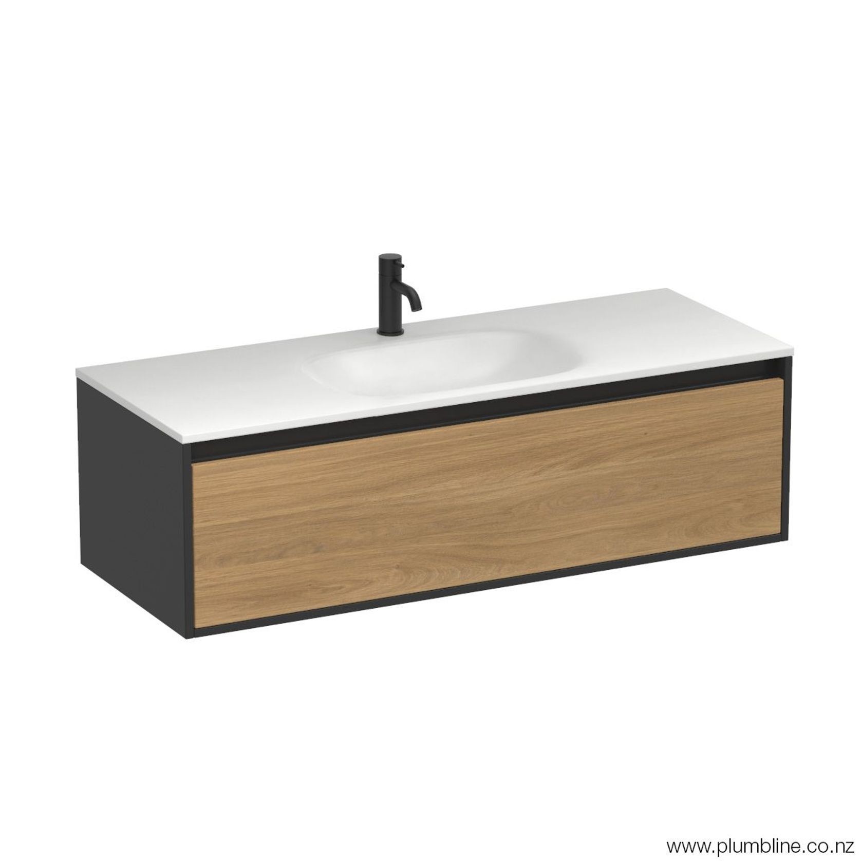 Prava Spio 1200 1 Drawer Vanity Centre Basin gallery detail image