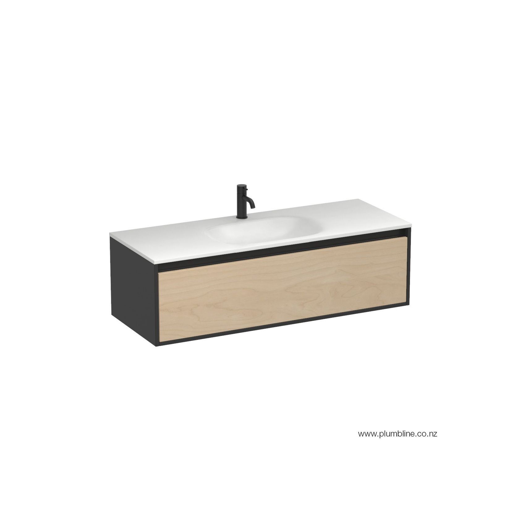 Prava Spio 1200 1 Drawer Vanity Centre Basin gallery detail image