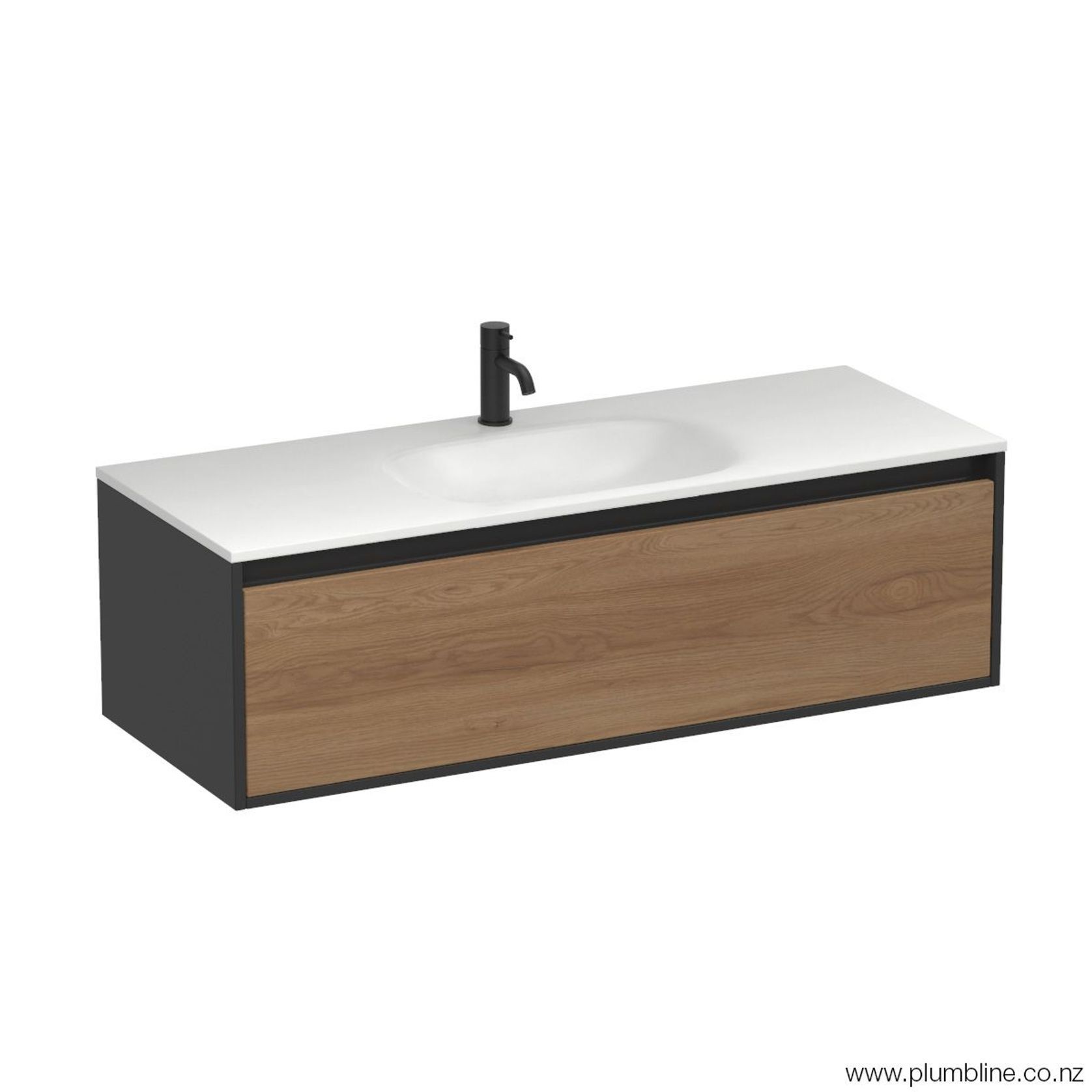 Prava Spio 1200 1 Drawer Vanity Centre Basin gallery detail image
