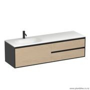 Prava Spio 1500 3 Drawer Left Vanity gallery detail image