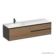 Prava Spio 1500 3 Drawer Left Vanity gallery detail image