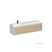 Prava Spio 1500 3 Drawer Left Vanity gallery detail image