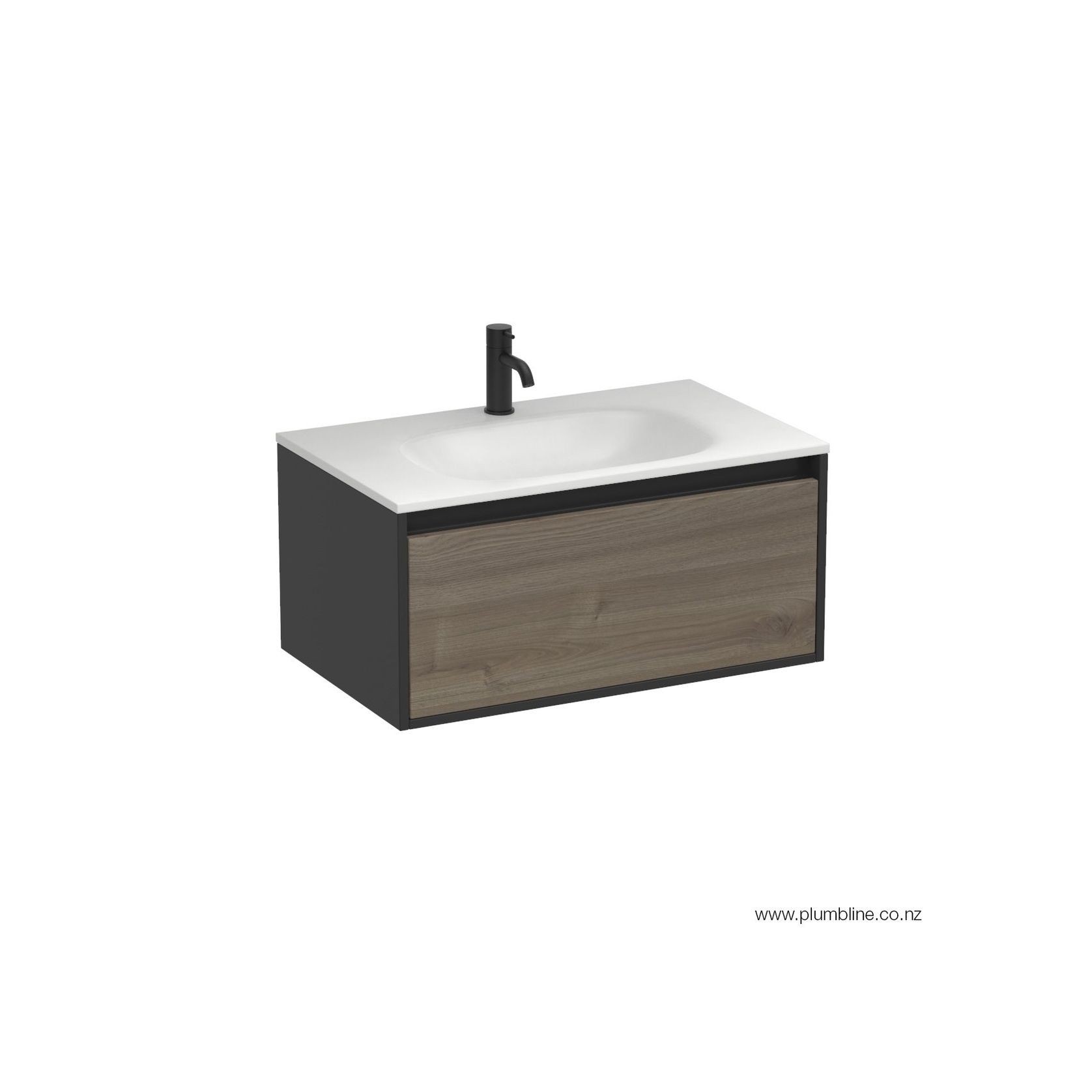 Prava Spio Slim 750 1 Drawer Vanity gallery detail image