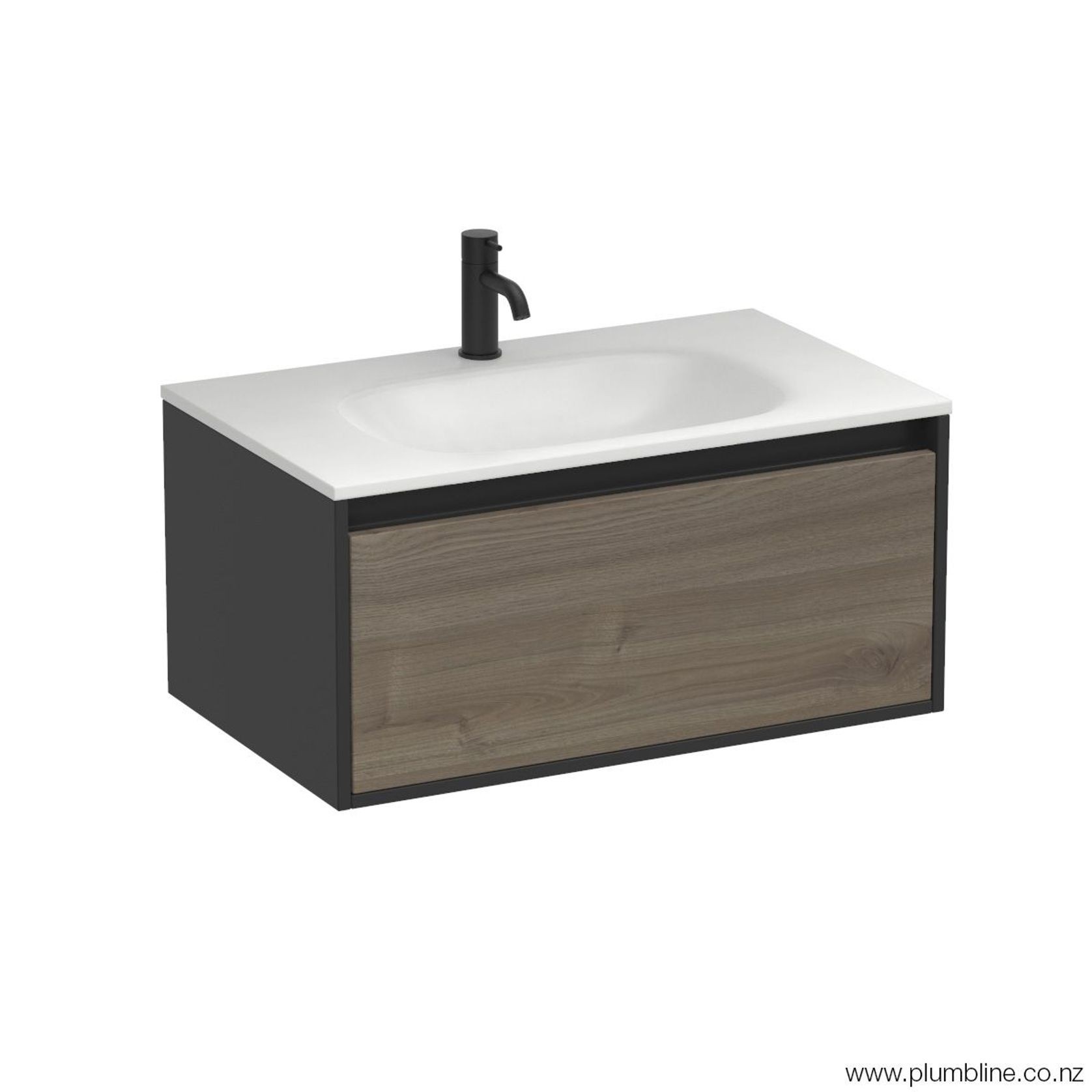Prava Spio Slim 750 1 Drawer Vanity gallery detail image