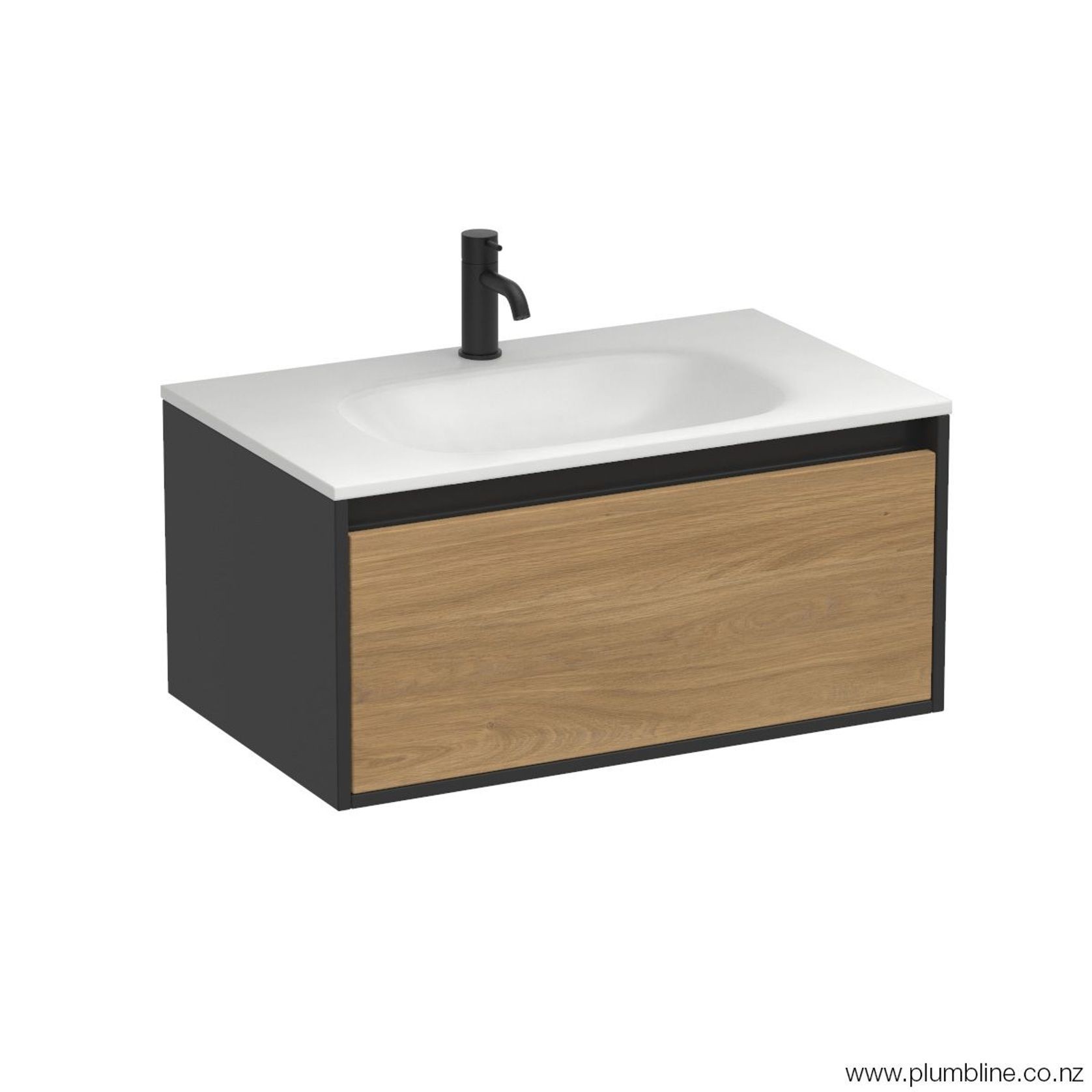 Prava Spio Slim 750 1 Drawer Vanity gallery detail image