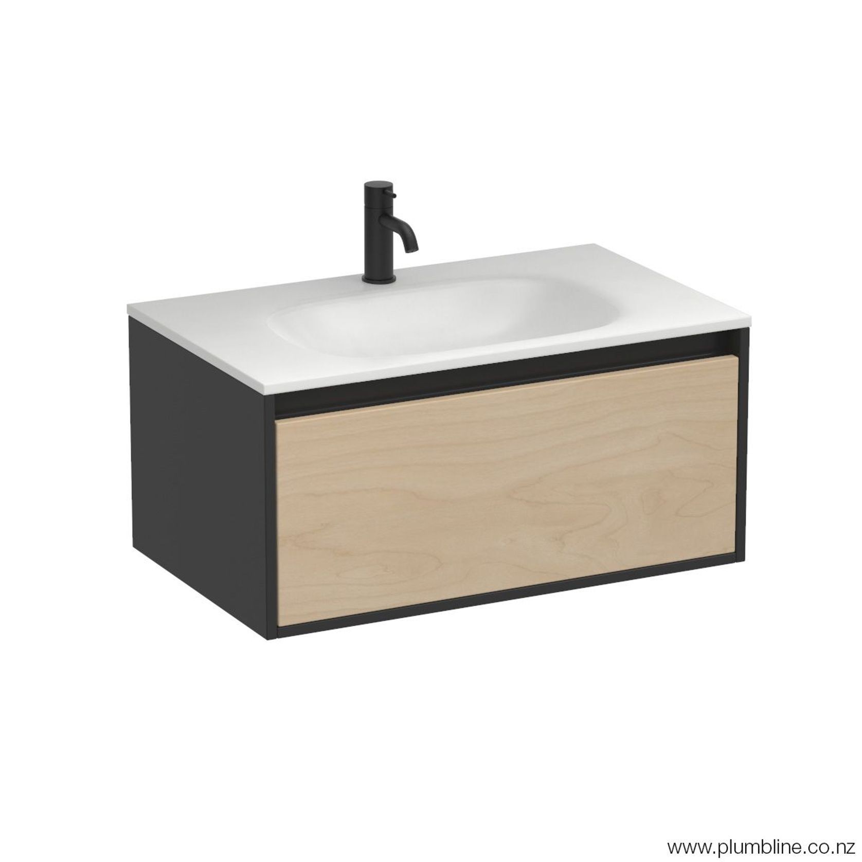Prava Spio Slim 750 1 Drawer Vanity gallery detail image