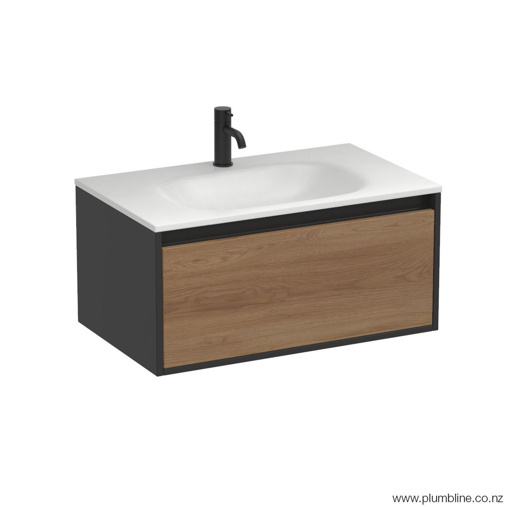Prava Spio Slim 750 1 Drawer Vanity gallery detail image