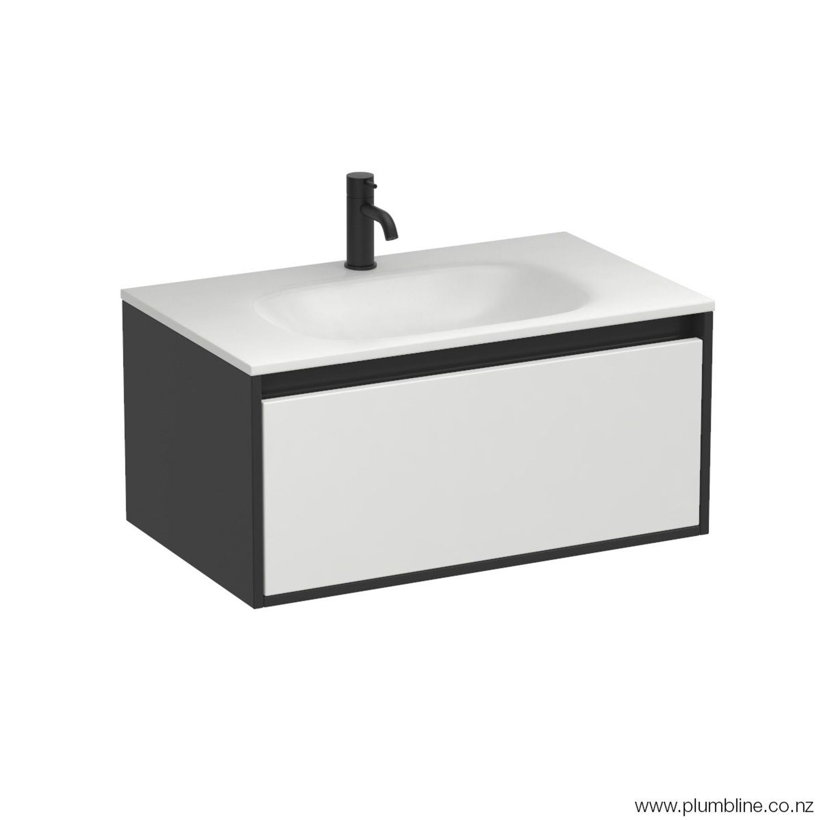 Prava Spio Slim 750 1 Drawer Vanity gallery detail image