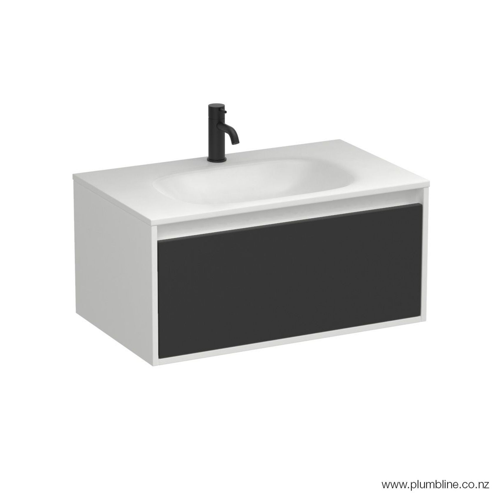 Prava Spio Slim 750 1 Drawer Vanity gallery detail image