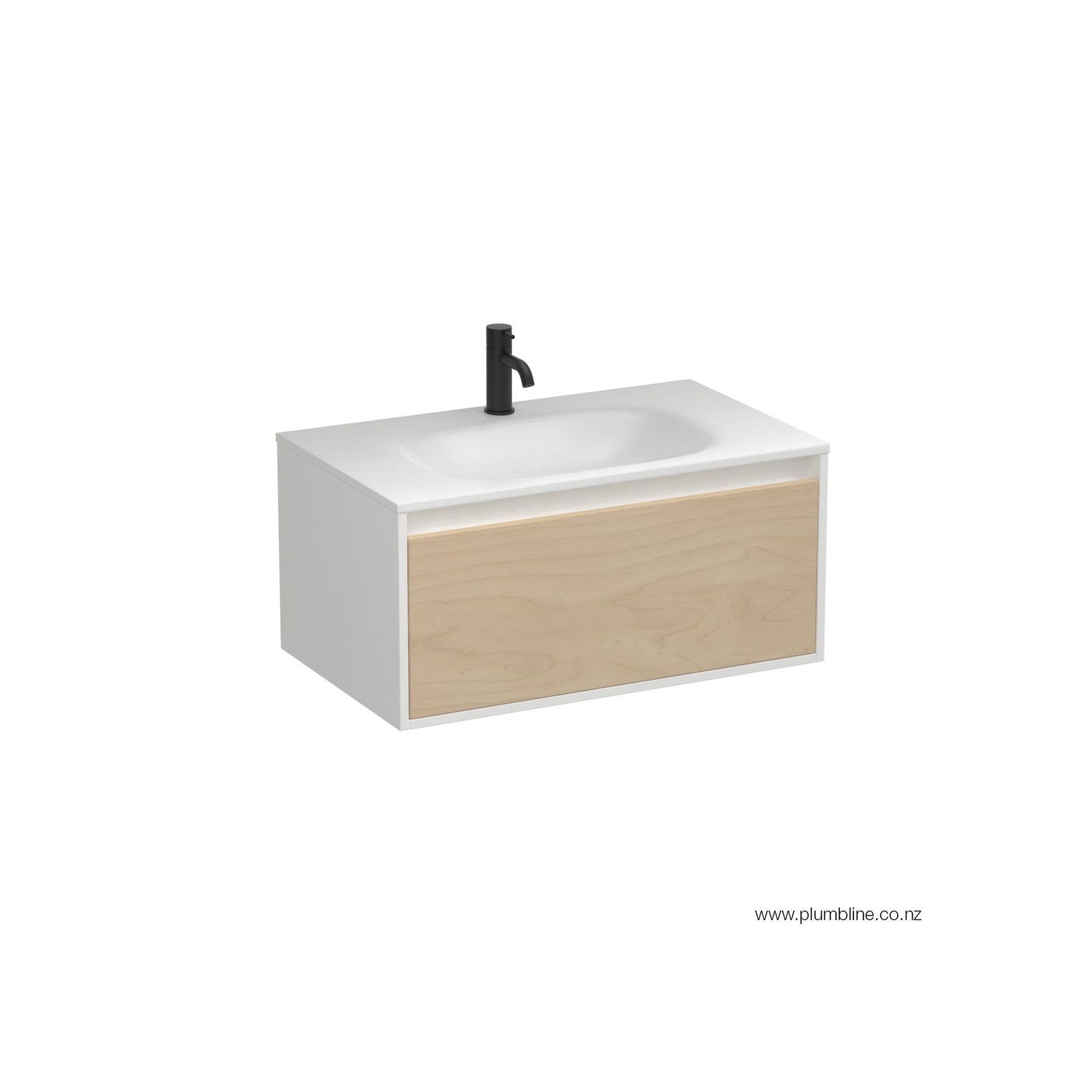 Prava Spio Slim 750 1 Drawer Vanity gallery detail image