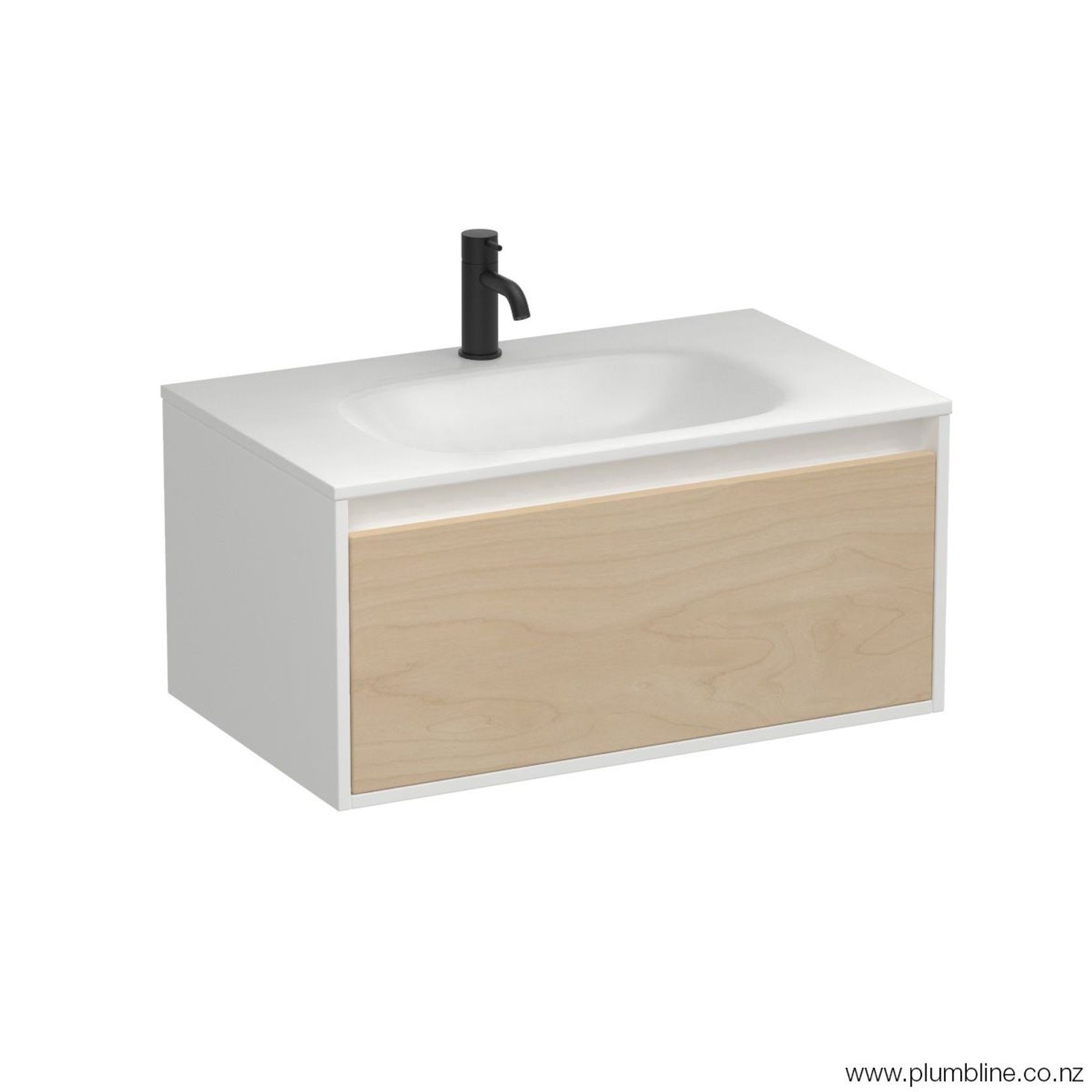 Prava Spio Slim 750 1 Drawer Vanity gallery detail image