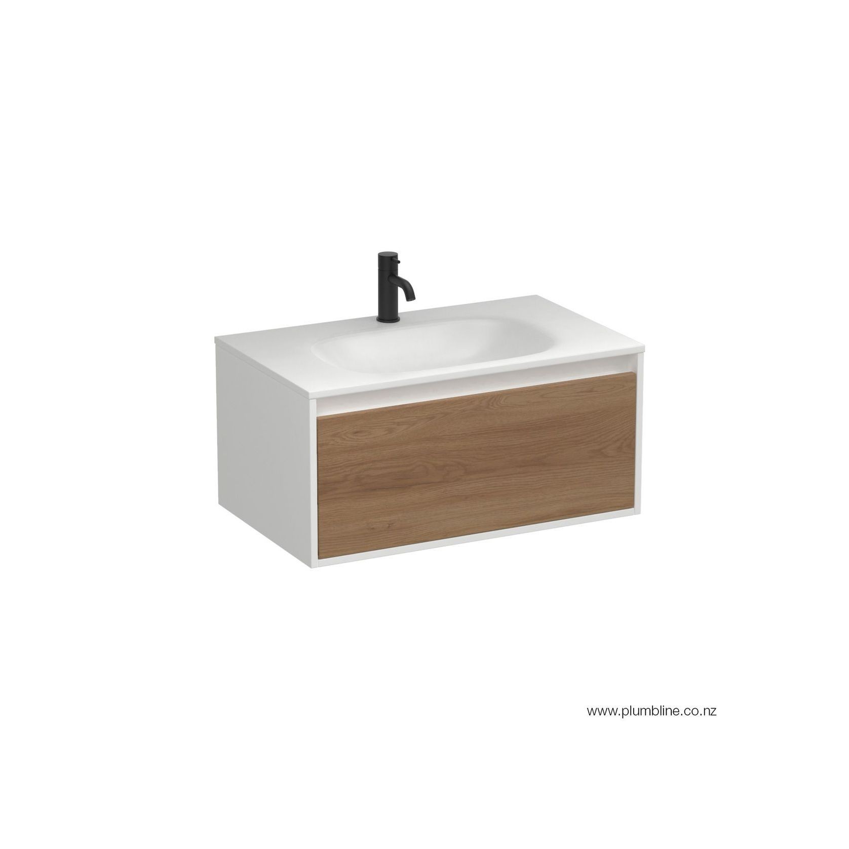 Prava Spio Slim 750 1 Drawer Vanity gallery detail image