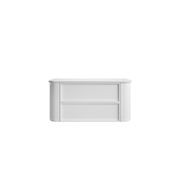 Aulic Ramee Fluted Wall Hung 1200mm Matte White Cabinet gallery detail image