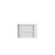 Aulic Ramee Fluted Wall Hung 900mm Matte White Cabinet gallery detail image