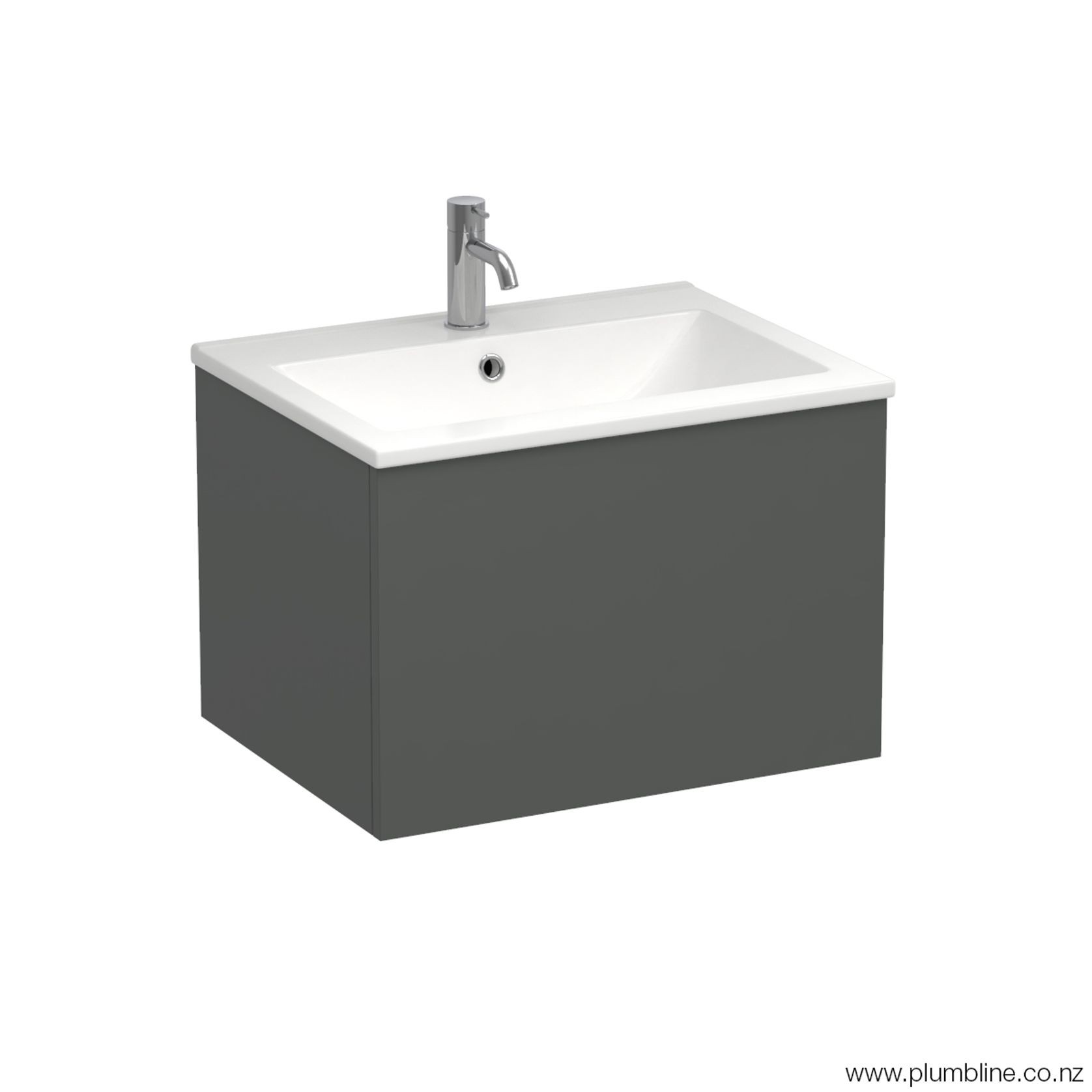 Reflex 600 1 Drawer Wall Vanity gallery detail image
