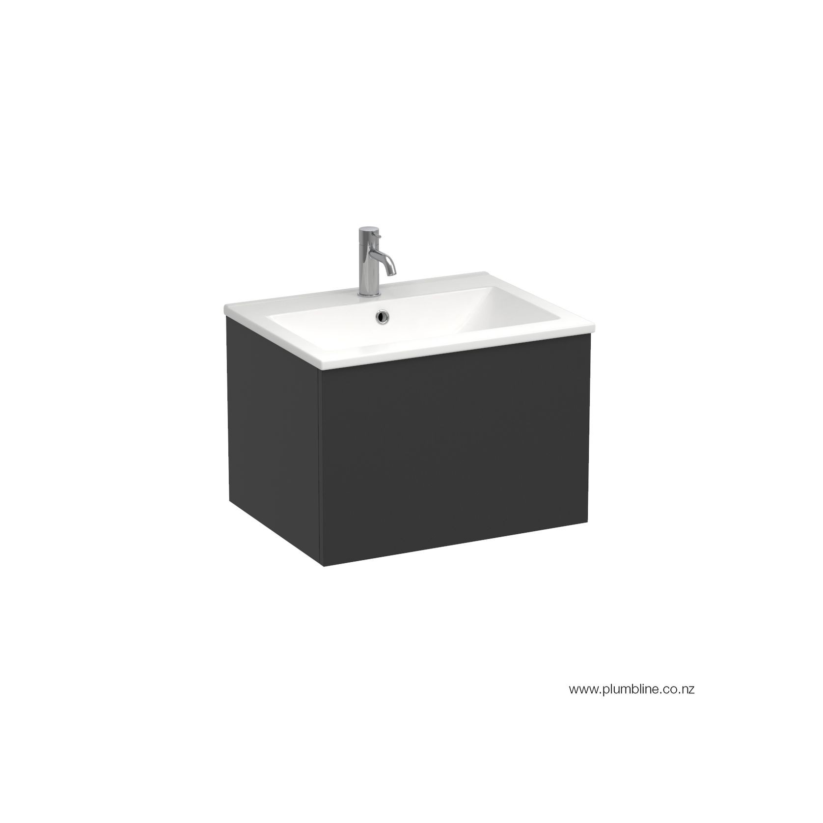 Reflex 600 1 Drawer Wall Vanity gallery detail image