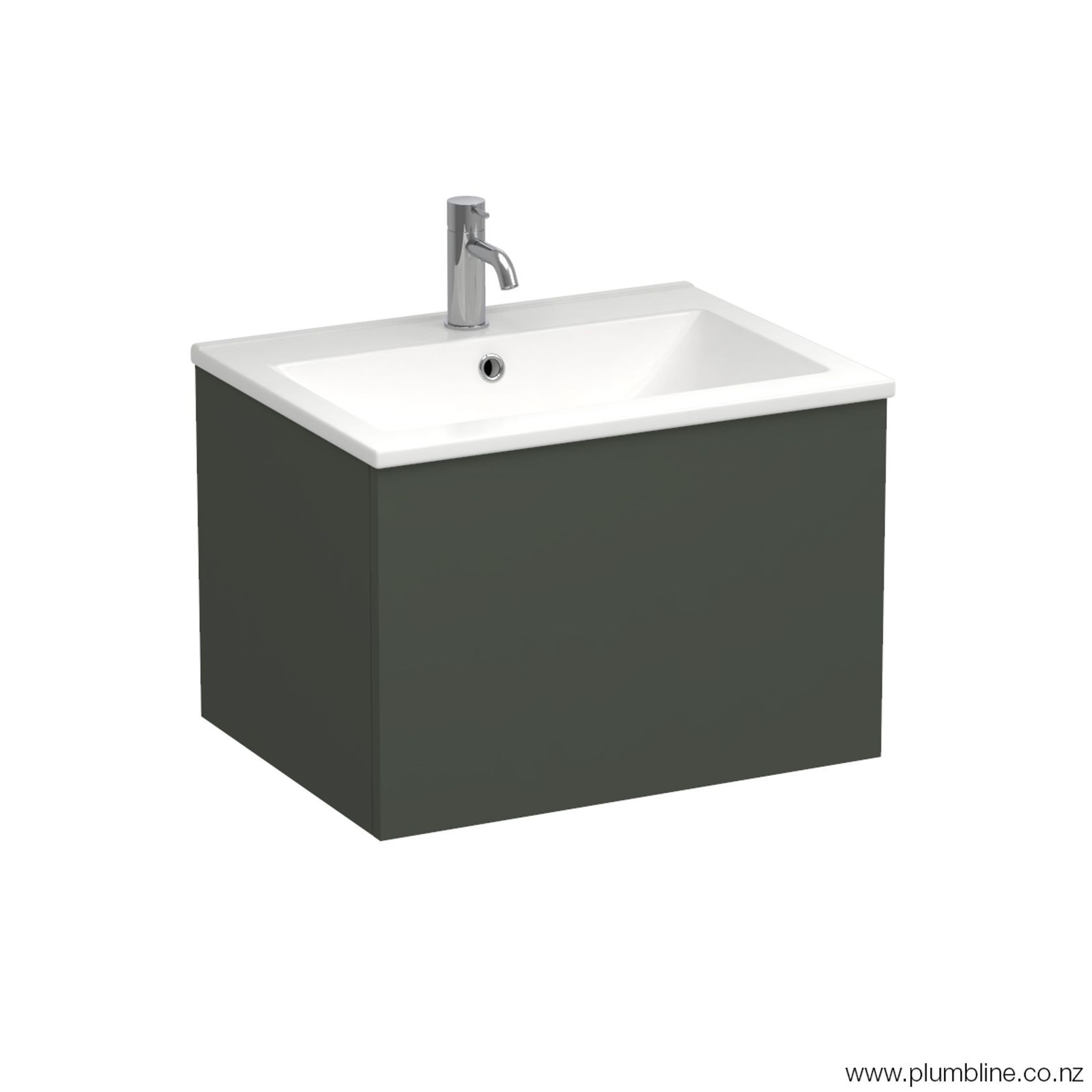 Reflex 600 1 Drawer Wall Vanity gallery detail image