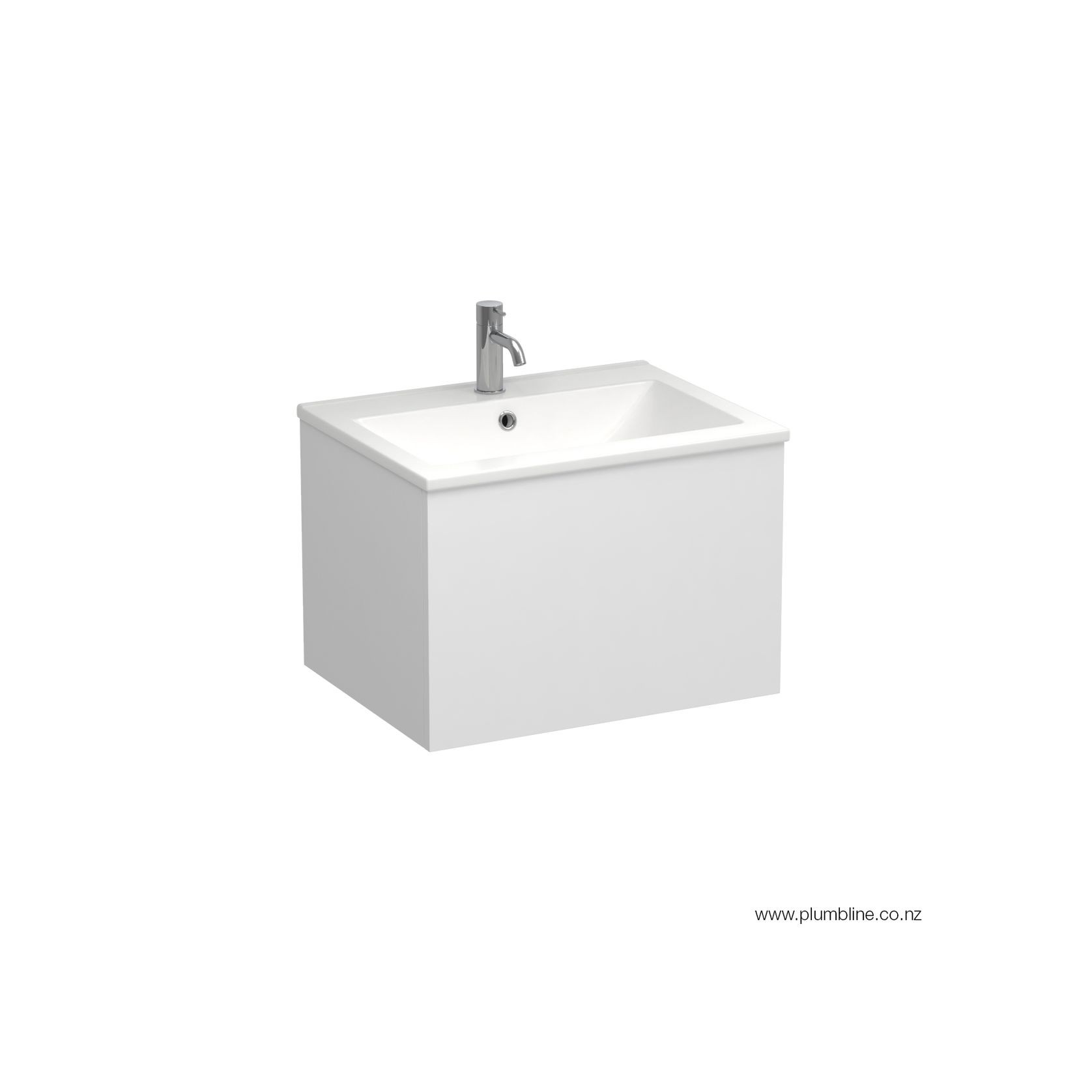 Reflex 600 1 Drawer Wall Vanity gallery detail image