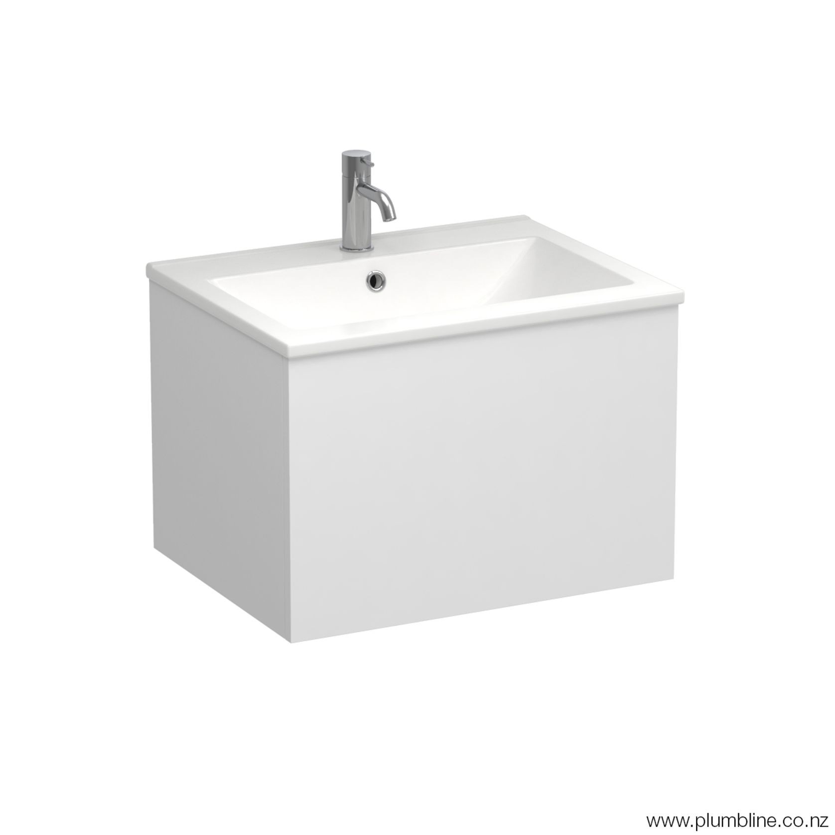 Reflex 600 1 Drawer Wall Vanity gallery detail image